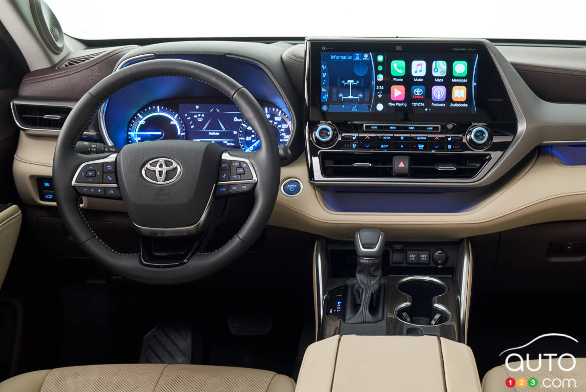 Toyota Highlander 2020, intérieur
